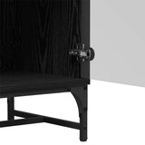 Sideboard Black Oak 35 x 37 x 117 cm - Extra Image