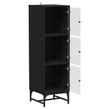 Sideboard Black Oak 35 x 37 x 117 cm - 45-Degree Angle