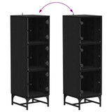 Highboard Black oak 35 x 37 x 117 cm Engineered wood - Extra Image