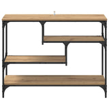 Console Table Artisan Oak 100 x 30 x 75 cm Engineered wood