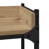 Washing Machine Shelf with Shelf Artisan Oak 67 x 25 x 163 cm - Low Angle