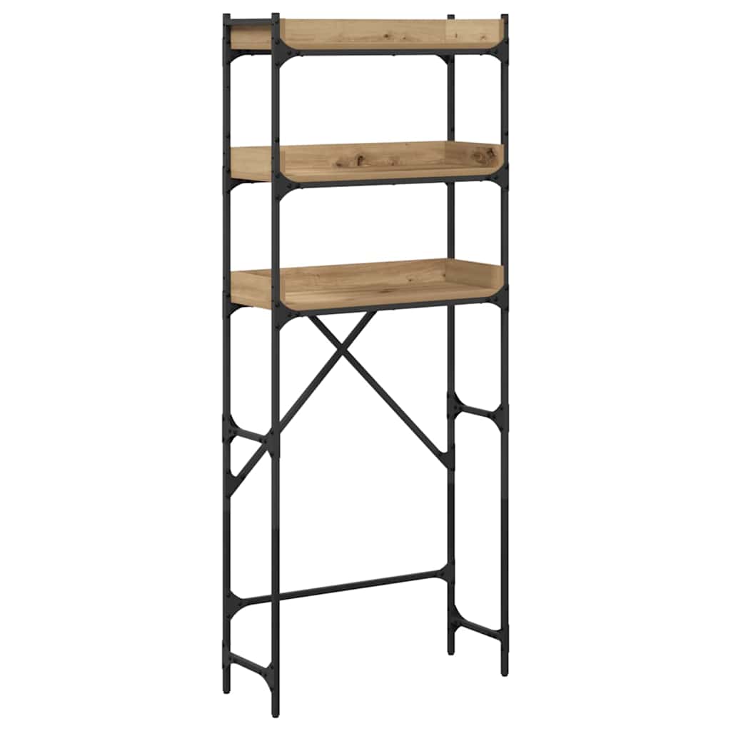 Washing Machine Shelf 67 x 25 x 163 cm Engineered wood