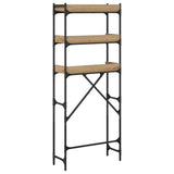 Washing Machine Shelf 67 x 25 x 163 cm Engineered wood - Close-Up Angle