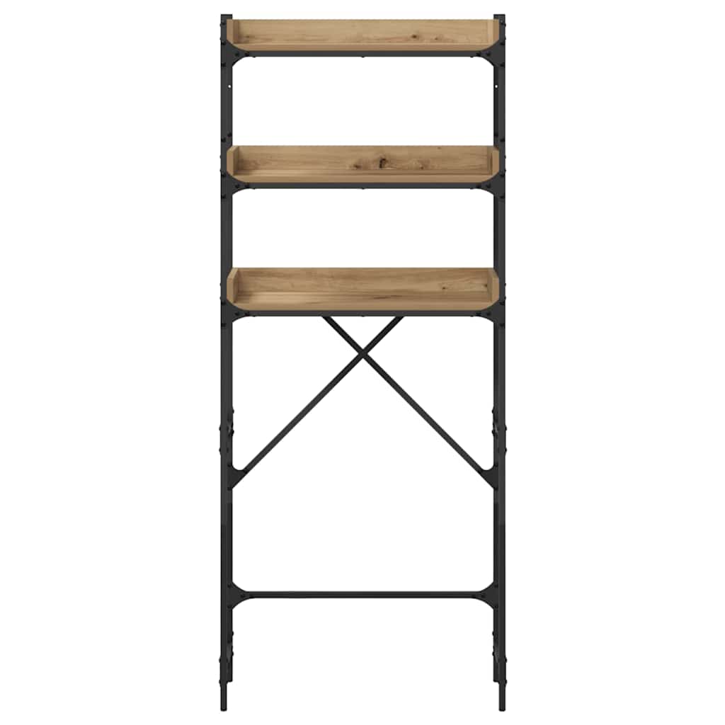 Washing Machine Shelf 67 x 25 x 163 cm Engineered wood