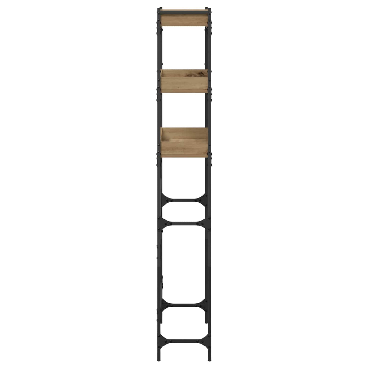 Washing Machine Shelf with Shelf Artisan Oak 67 x 25 x 163 cm