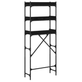 Washing Machine Shelf with Shelf Black 0ak 67 x 25 x 163 cm - Close-Up Angle