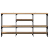 Console Table Artisan oak 160 x 29 x 80 cm Engineered wood - 45-Degree Angle