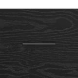Bedside Cabinet Black oak 60 x 36 x 45 cm Engineered wood - Extra Image