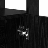 Sideboard Black oak 30 x 80 x 119.5 cm Engineered wood