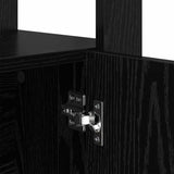 Sideboard Black oak 30 x 80 x 119.5 cm Engineered wood - Extra Image