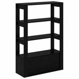 Sideboard Black oak 30 x 80 x 119.5 cm Engineered wood
