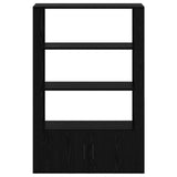 Sideboard Black oak 30 x 80 x 119.5 cm Engineered wood - Rear View