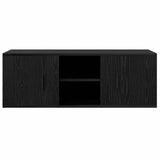 TV Cabinet Black Oak 100 x 31,5 x 35 cm Engineered Wood