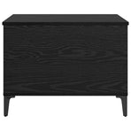 Coffee Table Black Oak 60 x 44,5 x 45 cm Engineered Wood