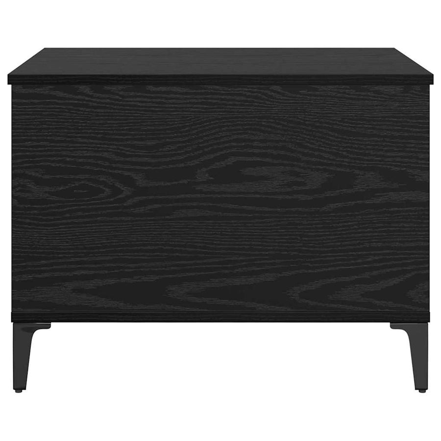 Coffee Table Black Oak 60 x 44,5 x 45 cm Engineered Wood