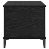 Coffee Table Black Oak 60 x 44,5 x 45 cm Engineered Wood