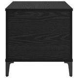 Coffee Table Black oak 60 x 44.5 x 45 cm Engineered wood - Close-Up Angle