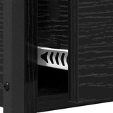 Console Table with Drawer Black Oak 100 x 40 x 75 cm - Extra Image