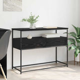Console Table with Drawer Black Oak 100 x 40 x 75 cm