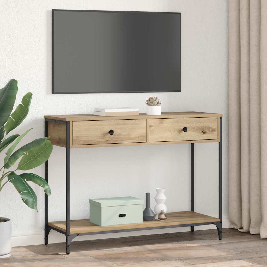 Console Table Artisan Oak 100 x 34,5 x 75 cm Engineered Wood