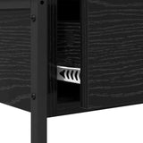 Console Table Black Oak 100 x 34,5 x 75 cm Engineered Wood - Extra Image