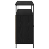Sideboard Black Oak 100 x 35 x 80 cm Engineered Wood