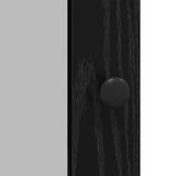 Sideboard Black Oak 100 x 35 x 80 cm Engineered Wood - Extra Image