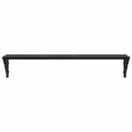 Wall Shelves 2 pcs Black Oak 80 x 15 x 15,5 cm Engineered Wood