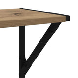 Wall Shelves with Shelf 2 pcs Artisan Oak 80 x 25 x 25,5 cm - Extra Image