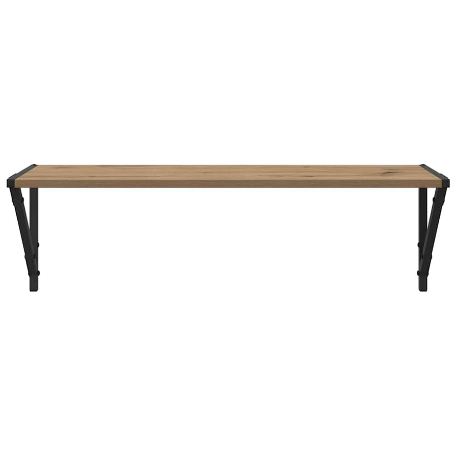 Wall Shelves 2 pcs Artisan Oak 80 x 25 x 25,5 cm