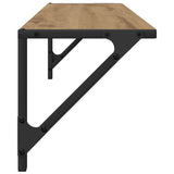 Wall Shelves Wall-Mounted 2 pcs Artisan Oak 80 x 25 x 25,5 cm