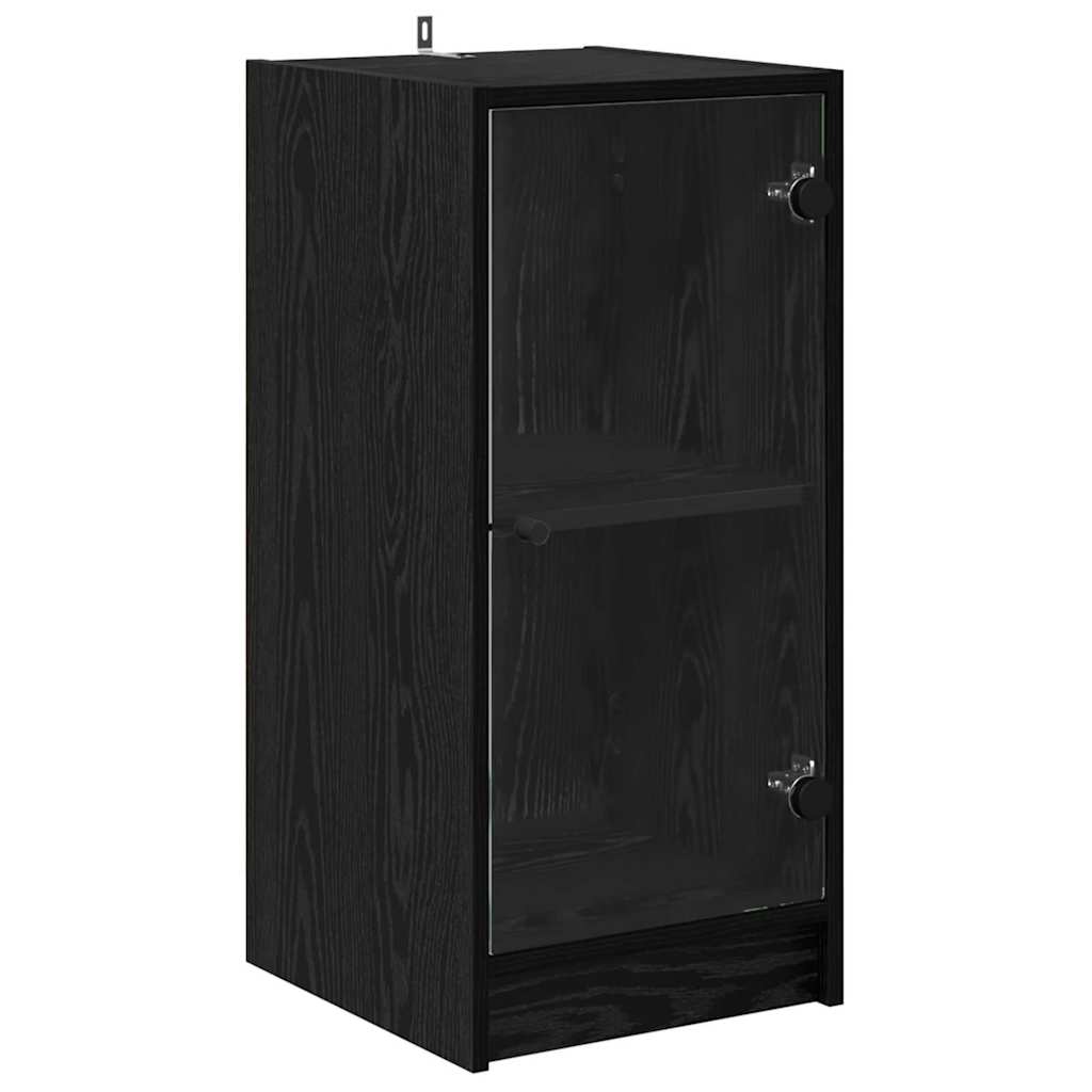 Sideboard Black oak 35 x 37 x 76 cm Engineered wood