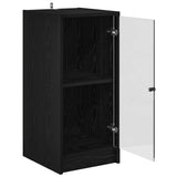 Sideboard Black oak 35 x 37 x 76 cm Engineered wood