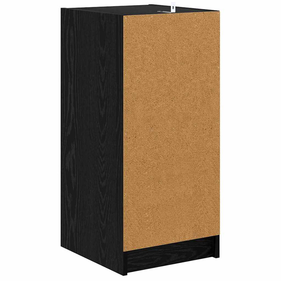 Sideboard Black oak 35 x 37 x 76 cm Engineered Wood