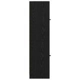 Highboard Black Oak 35 x 37 x 142 cm Engineered Wood
