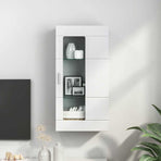 Wooden Cabinet White Engineered Wood
