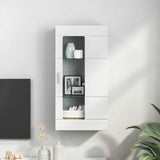 Wall-mounted Cabinet White 55 x 29 x 100 cm Engineered wood - Top-Down View