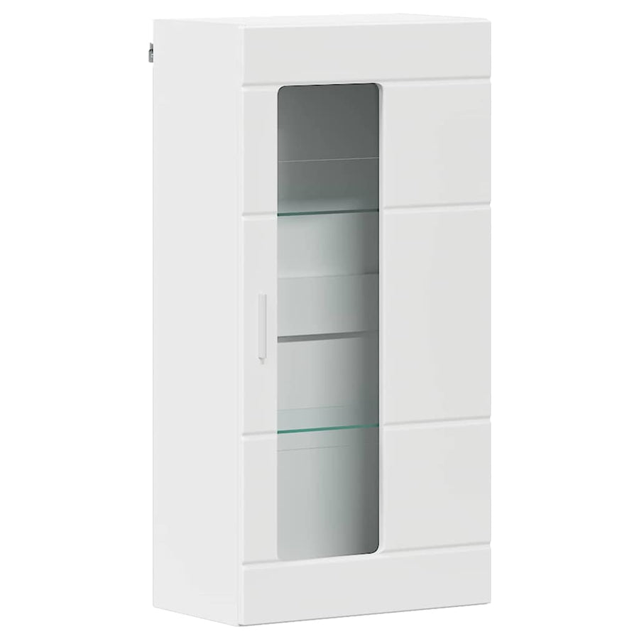 Wooden Cabinet White Engineered Wood