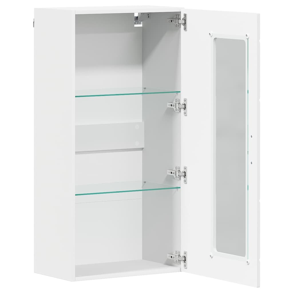Wooden Cabinet White Engineered Wood