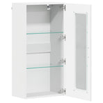 Wooden Cabinet White Engineered Wood