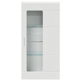 Wooden Cabinet White Engineered Wood