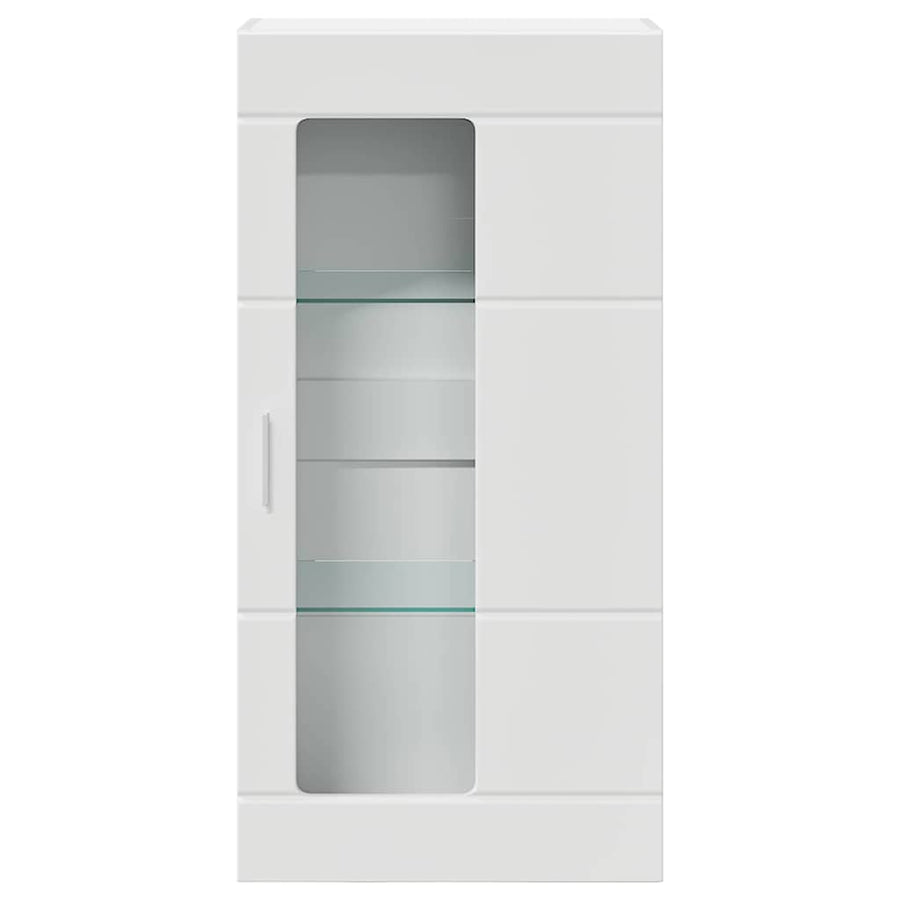 Wooden Cabinet White Engineered Wood