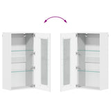 Wooden Cabinet White Engineered Wood