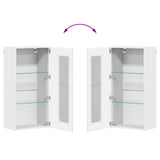 Wall-mounted Cabinet White 55 x 29 x 100 cm Engineered wood - Extra Image