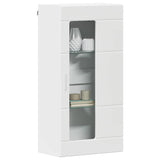 Wall-mounted Cabinet White 55 x 29 x 100 cm Engineered wood - Side View