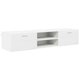 TV Cabinet with Drawer White 150 x 39 x 30 cm Engineered wood - Front View