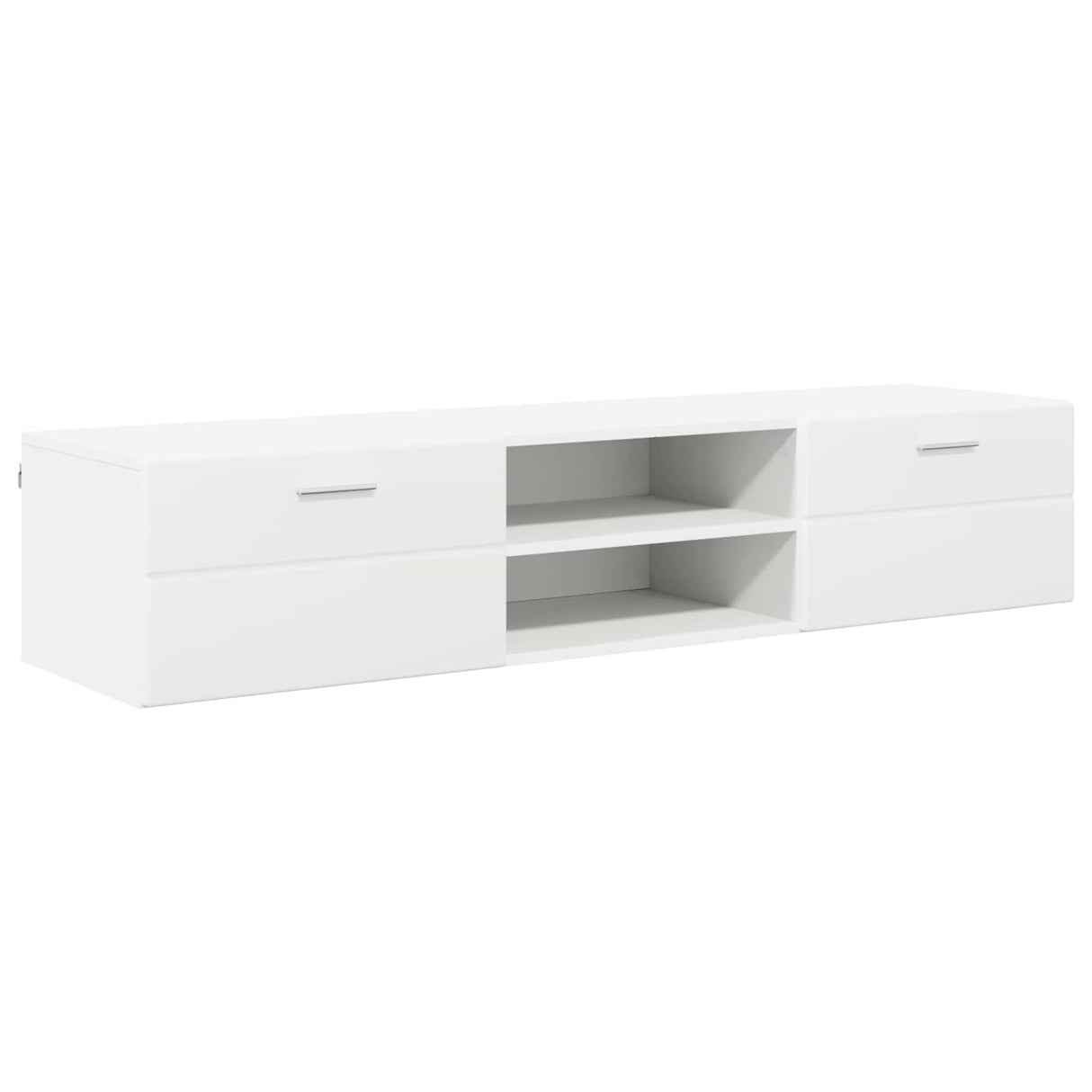 Wooden Cabinet 150 x 39 x 30 cm White Engineered Wood