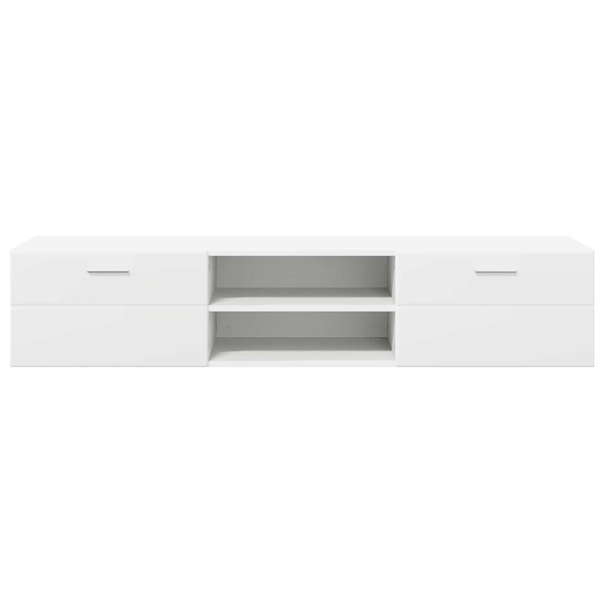 Wooden Cabinet 150 x 39 x 30 cm White Engineered Wood