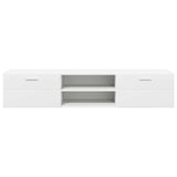 Wooden Cabinet 150 x 39 x 30 cm White Engineered Wood