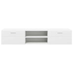 Wooden Cabinet 150 x 39 x 30 cm White Engineered Wood